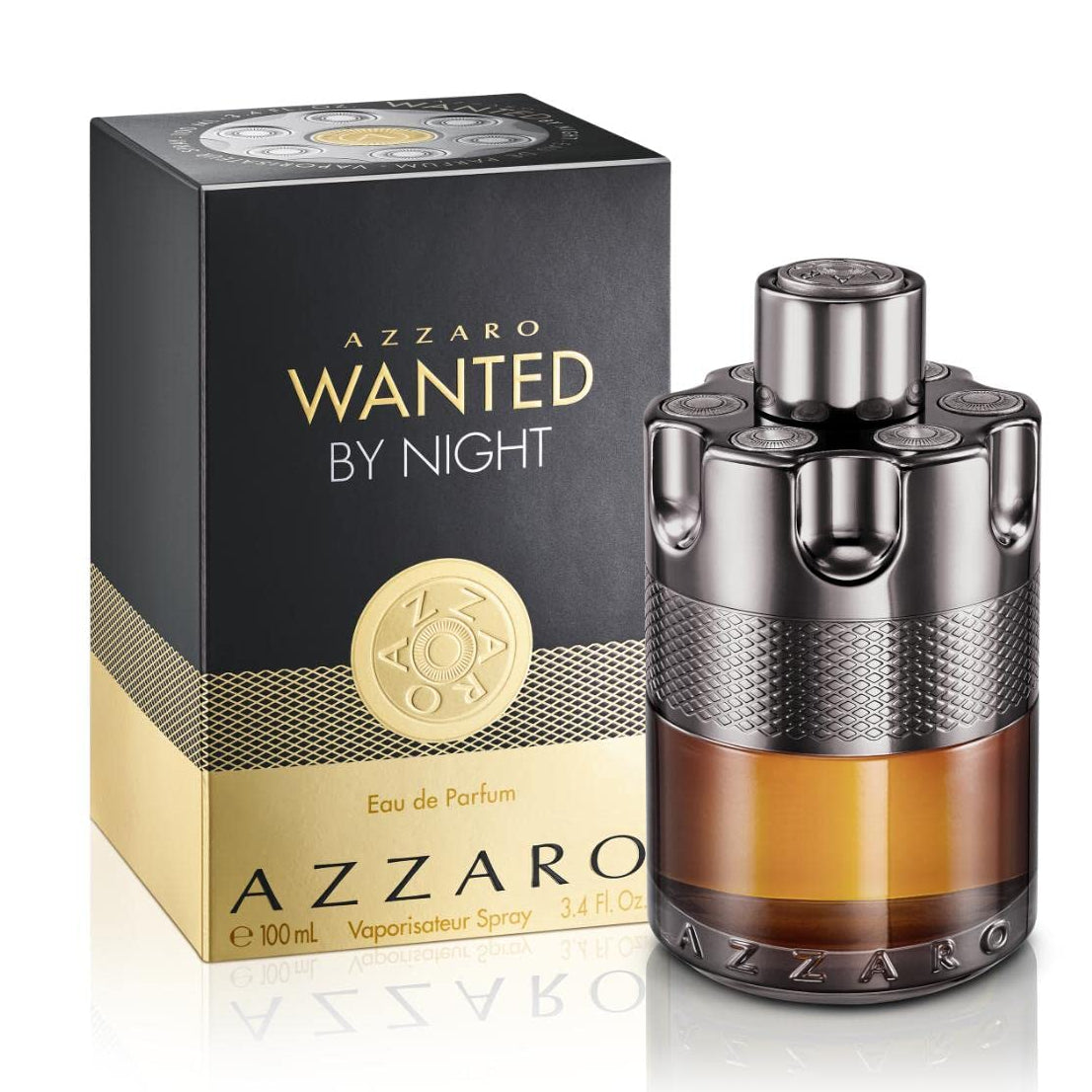 Azzaro Wanted By Night Eau De Toilette 3.4 oz 100ml EDT Cologne Spray