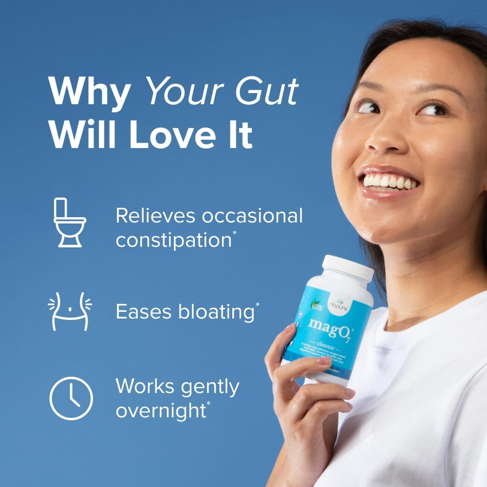 MagO7 - Natural Colon Cleanse & Detox - 180 Caps