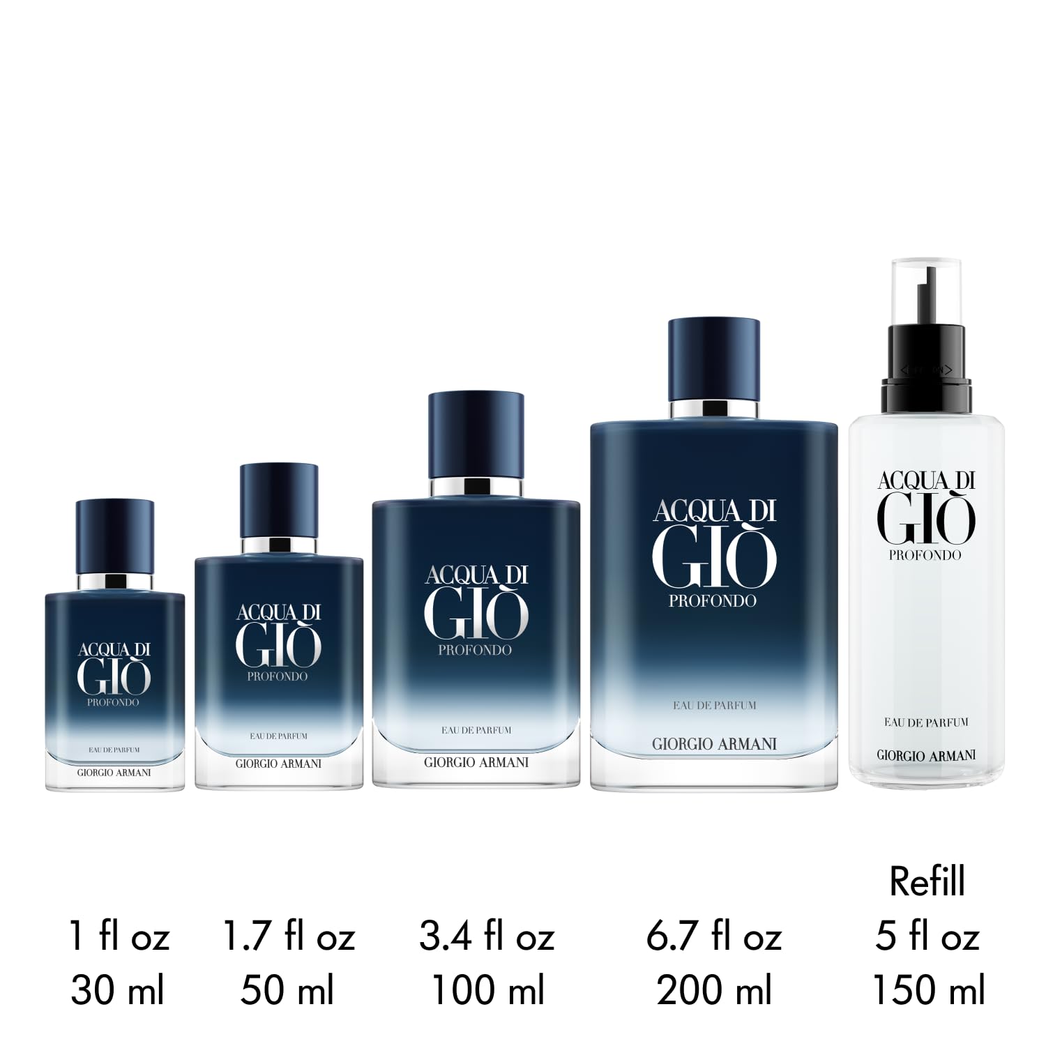 Acqua Di Gio Profondo by Giorgio Armani 3.4 oz Parfum Cologne for Men