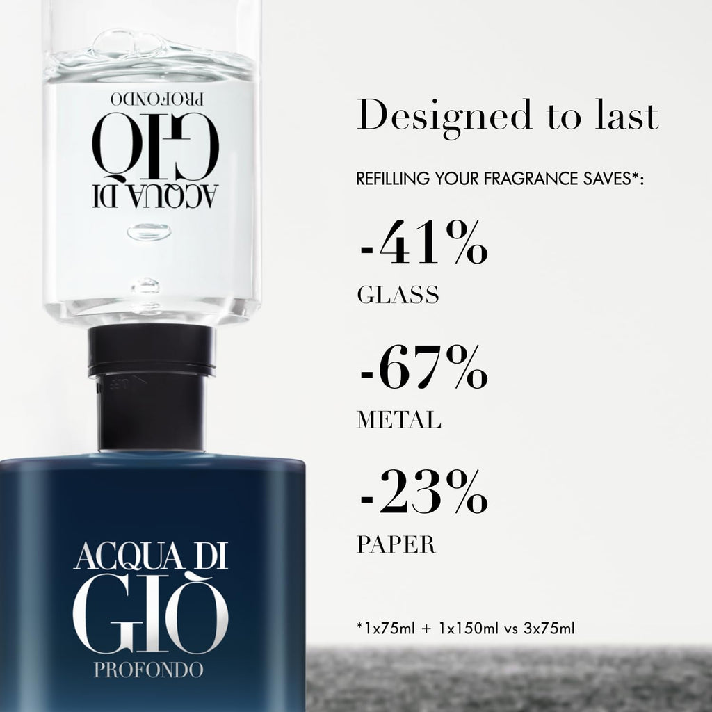 Acqua Di Gio Profondo by Giorgio Armani 3.4 oz Parfum Cologne for Men