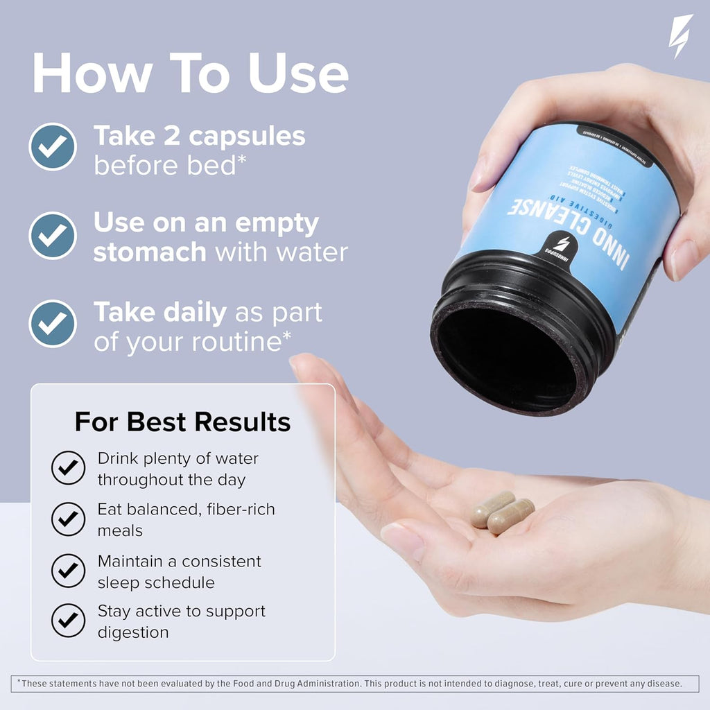 Inno Cleanse Waist Trimming Complex Digestive System Supps - 60 Caps