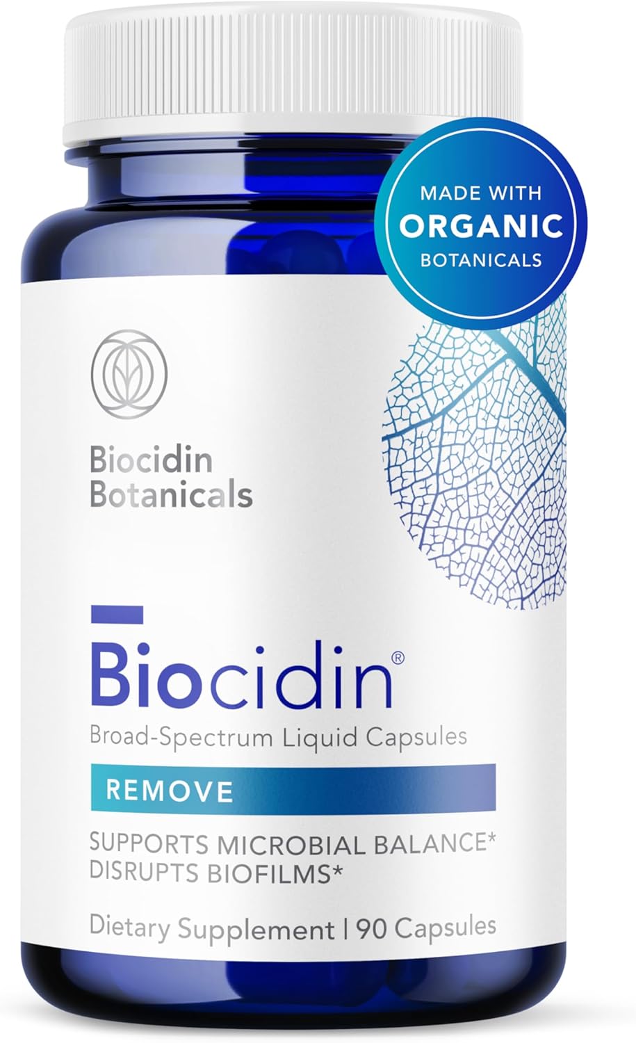 Biocidin Capsules - Gut Cleanse Process & Immune Support Supplement - 90 Caps