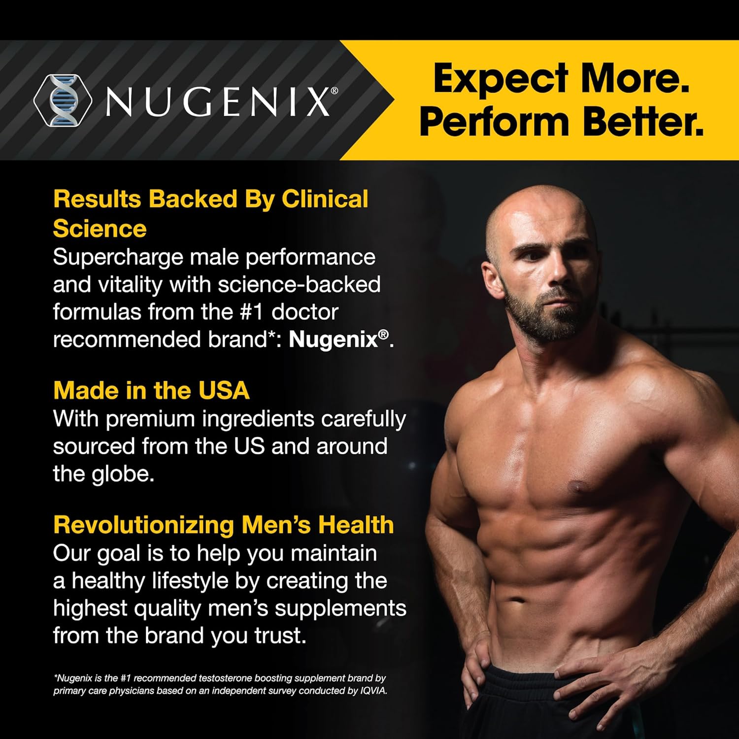 Nugenix Total-T Free And Total Testosterone Booster Supplement 90 Capsules