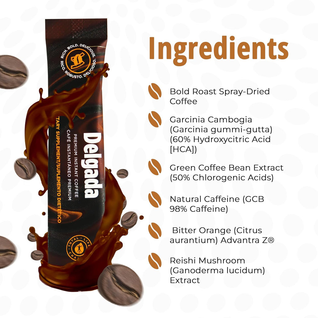 Coffee Delgada Premium, 25 Sachets, 2.8 oz Each